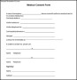 Sample Medical Consent Form Format