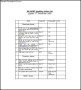 Sample Meeting Action List Template