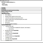 Sample Meeting Itinerary Template Free Download