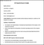 Sample NDT Inspector Resume Template