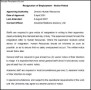Sample Notice of Staff Resignation Letter