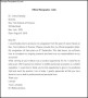 Sample Official Resignation Letter