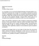 Sample Personal Letter