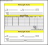 Sample Photography Receipt Template