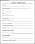 Sample Preschool Assessment Form