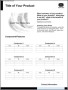 Sample Product Sheet Template