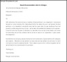 Sample Recommendation Letter for Colleague Template Printable