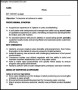 Sample Sales Resume Template