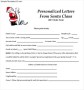 Sample Santa Letter Template