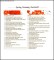 Sample Spring Cleaning List Template