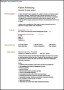 Sample Standard CV Format