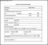 Sample Student Loan Application Form