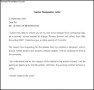 Sample Teacher Resignation Letter