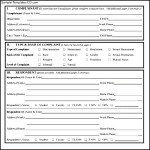 Sample USPS Complaint Form