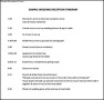 Sample Wedding Iitinerary Template Pdf Free Download