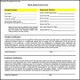 Sample Work Authorization Form