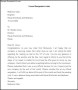 Sample of Formal Resignation Letter