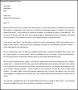 Scarlett High School Simple Letter of Intent Sample Download