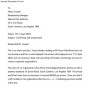 Self Employment Letter
