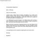 Service Cancellation Letter