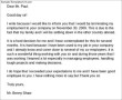 Service Termination Letter