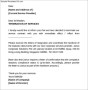 Service Termination Letter to Company