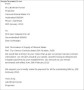 Service Termination Letter to Supply of Mineral Water