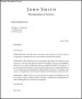 Short Stylish Latex Cover Letter Sample PDF Template Free Download