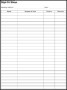 Sign-In Sheet Template