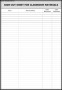 Sign Out Sheet Template