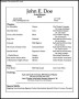 Simple Acting CV Template
