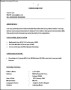 Simple BPO Call Centre Resume Template