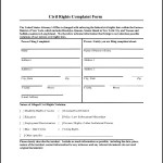 Simple Civil Complaint Form
