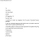 Simple Example For One Week Notice Letter