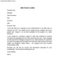Simple Job Cover Letter Example