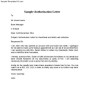 Simple Letter Of Authorization