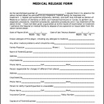 Simple Medical Release Form