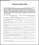 Simple Medical Release Form