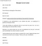 Simple Resume Cover Letter Example