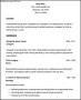 Simple Resume for Law Template