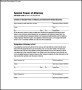 Simple Special Power of Attorney Form