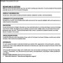 Simple Student CV Example