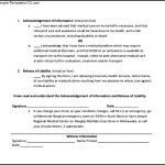 Simple of Against Medical Advice Form