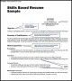 Skills Based Resume Sample PDF