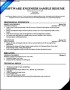 Software Engineer Sample Resume