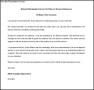 Sponsor Recommendation Letter Template Example Download
