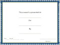 Sports – Award Certificate Template
