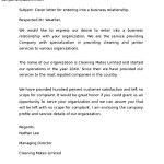 Standard Business Cover Letter Format