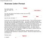 Standard Business Letter Format Second Page