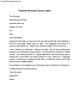 Teacher Resume Cover Letter Example